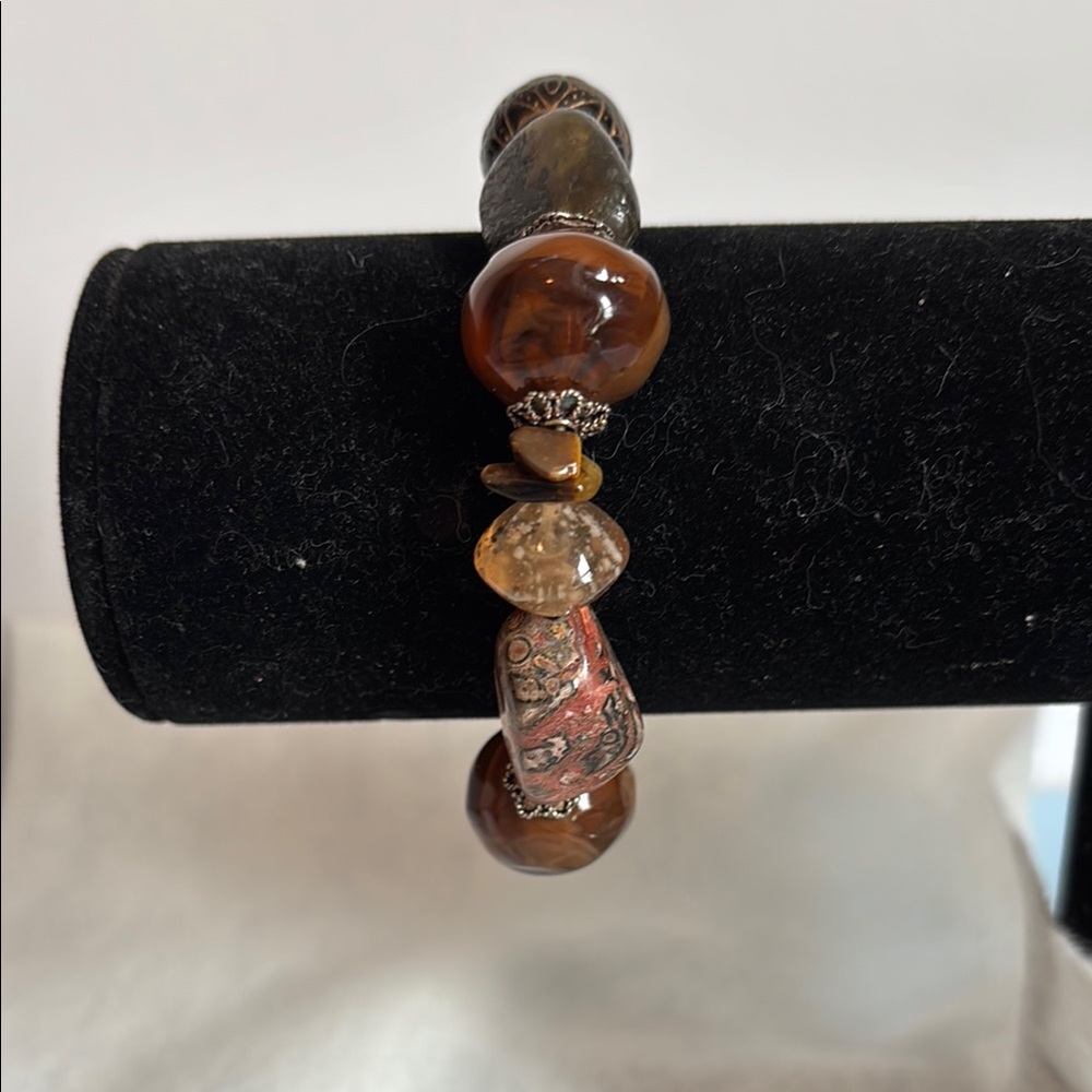 Brown Beaded Bracelet